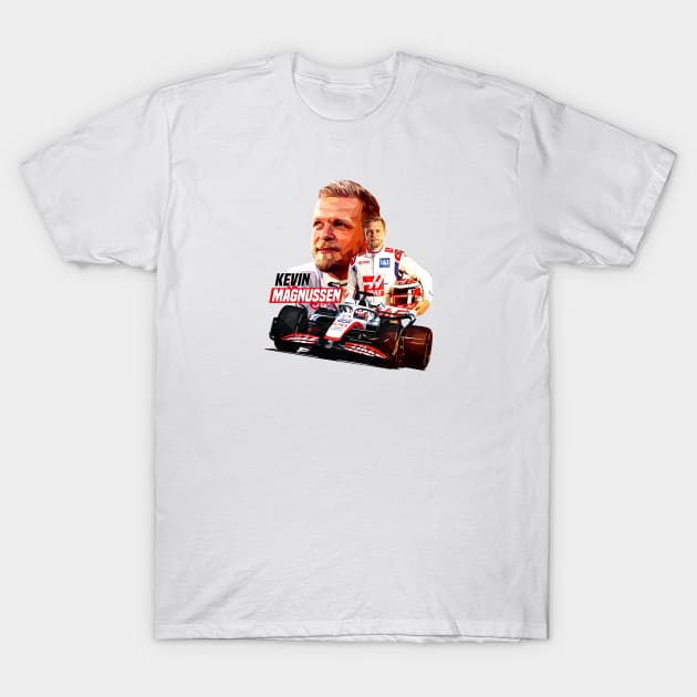 Low Poly Kevin Magnussen T-Shirt by pxl_g